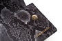Vince Camuto Parma - Snakeskin Bolso de mano Gris y negro